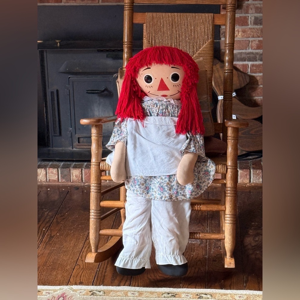 Rare Vintage 1960's XL Annabelle The Original Knickerbocker Raggedy Ann Doll